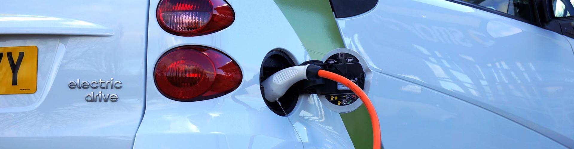 Image Showing EV Car being Charged